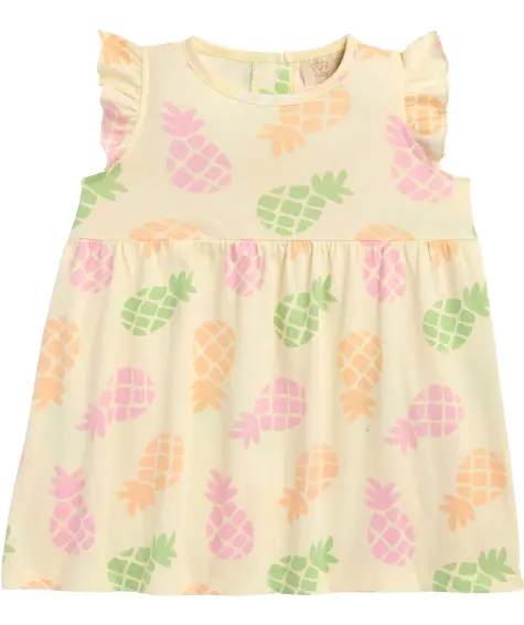 Kleid mit Ananas