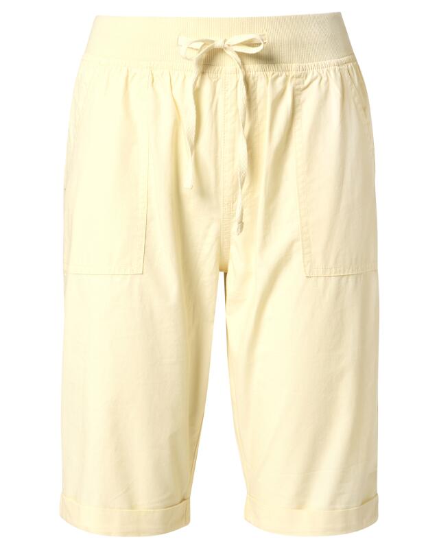 Relaxed-fit shorts for women, light yellow (KiK Locker sitzende Shorts (hellgelb)) — KiK, authentic German product in Morocco