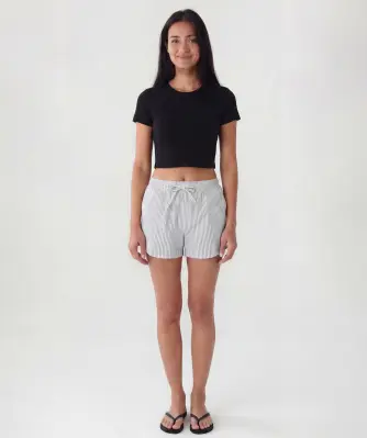 Gestreifte Shorts