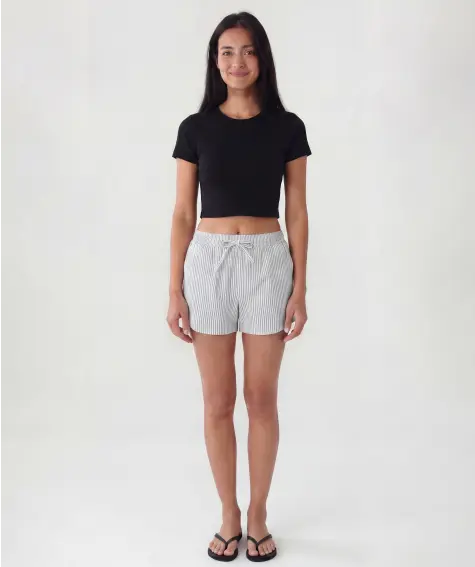 Gestreifte Shorts