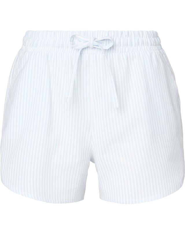 Short à rayures femme, bleu clair rayé (KiK Gestreifte Shorts (hellblau gestreift)) — KiK, produit allemand authentique au Maroc