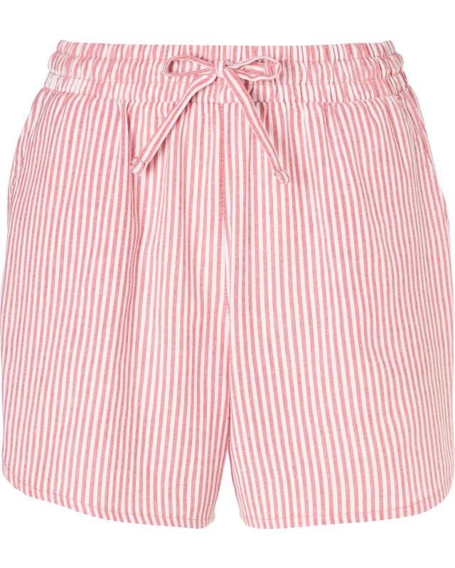 Short à rayures femme, rouge/blanc (KiK Gestreifte Shorts (rot/weiß)) — KiK, produit allemand authentique au Maroc