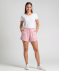 Gestreifte Shorts rot/weiß