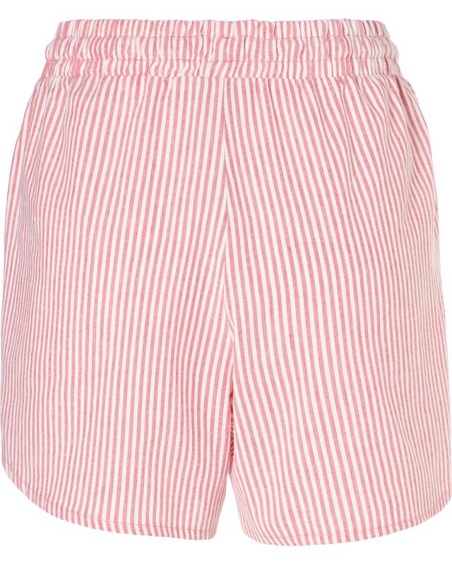 Short à rayures femme, rouge/blanc (KiK Gestreifte Shorts (rot/weiß)) — KiK, produit allemand authentique au Maroc