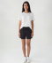 Shorts aus Viskose schwarz