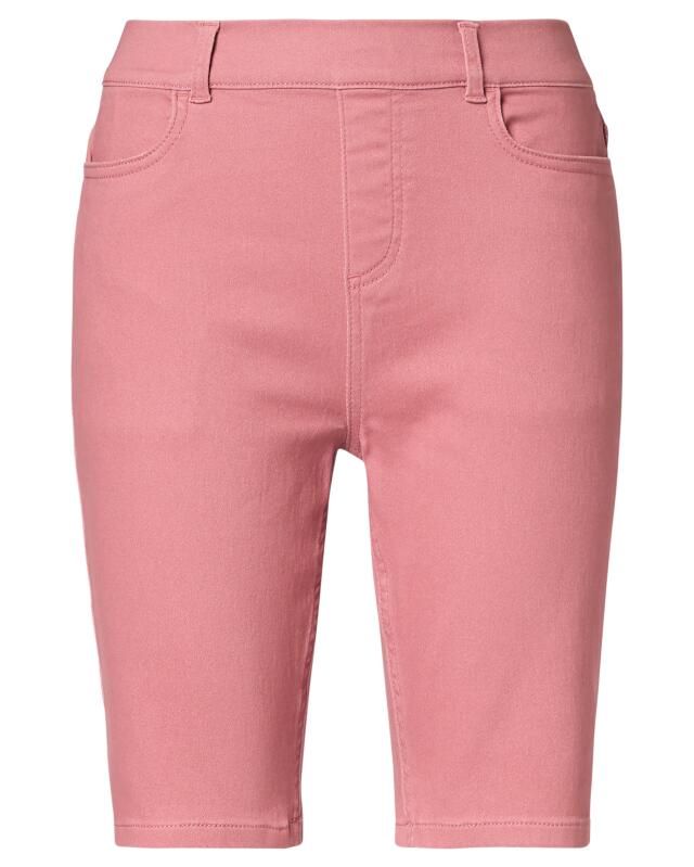 Short bermuda en twill femme, rose foncé (KiK Twillshorts in Bermudalänge (dunkelrosa)) — KiK, produit allemand authentique au Maroc