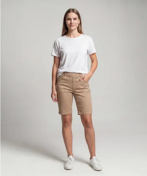 Twillshorts in Bermudalänge