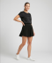Geplooide shorts zwart