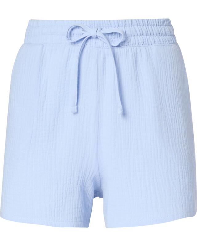 Cotton muslin shorts for women, blue (KiK Musselin-Shorts aus Baumwolle (blau)) — KiK, authentic German product in Morocco