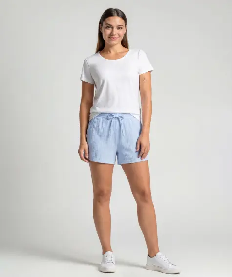 Musselin-Shorts aus Baumwolle
