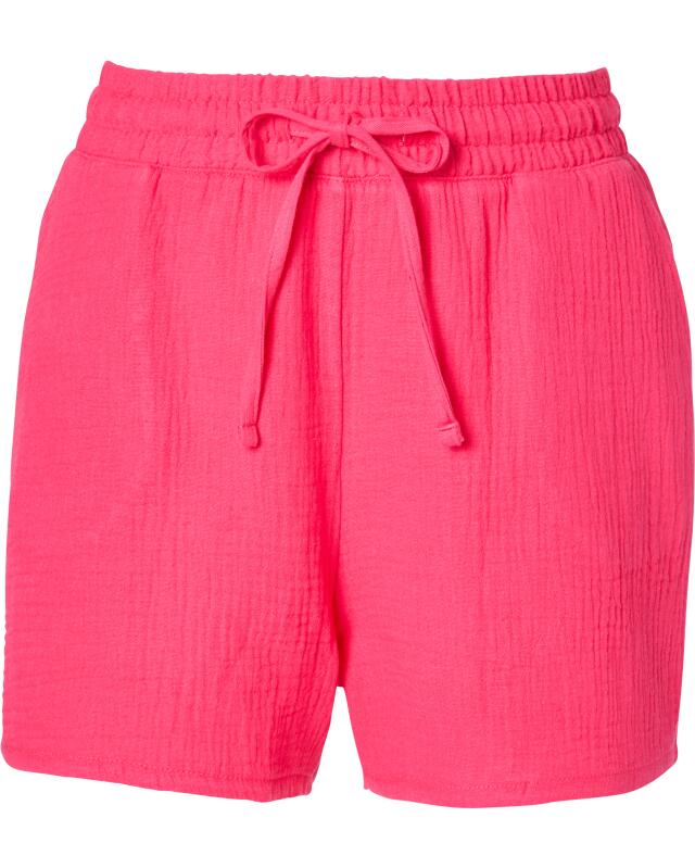 شورت من الموسلين القطني للنساء، فوشيا (KiK Musselin-Shorts aus Baumwolle (pink)) — KiK, منتج ألماني أصلي في المغرب