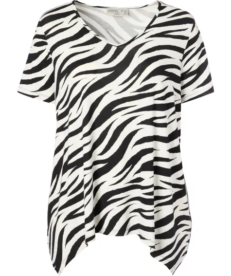 Zipfelshirt Zebra
