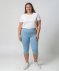 Jeggings in Caprilänge jeansblau hell