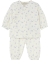 Newborn Wickelshirt + Hose aus Musselin offwhite