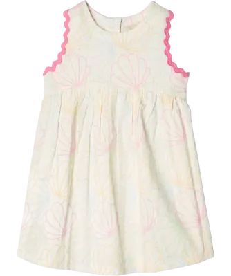 Kleid mit Muschelprint
