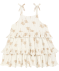 Sommerkleid mit Palmenprint offwhite
