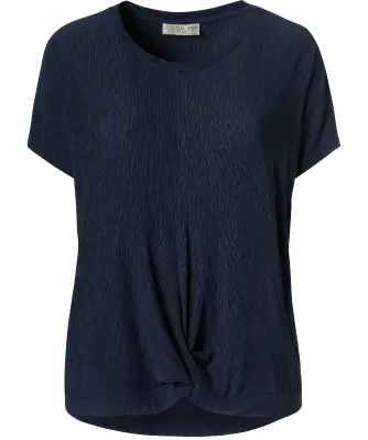 T-shirt met knoopdetail