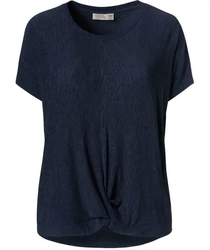 T-shirt met knoopdetail