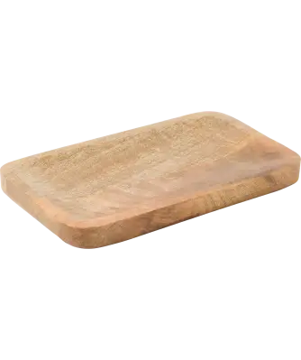 Dekotablett aus Mangoholz