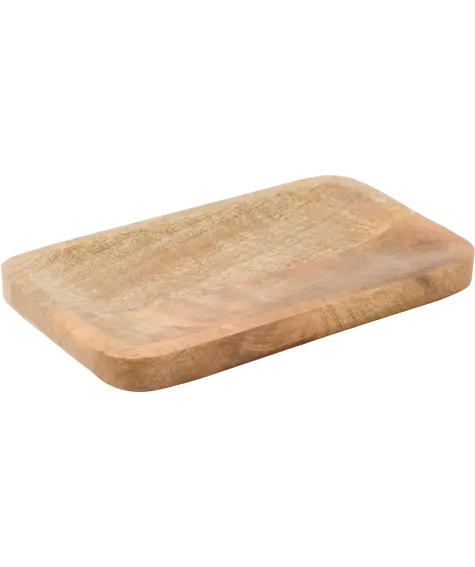 Dekotablett aus Mangoholz