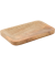 Dekotablett aus Mangoholz naturfarben