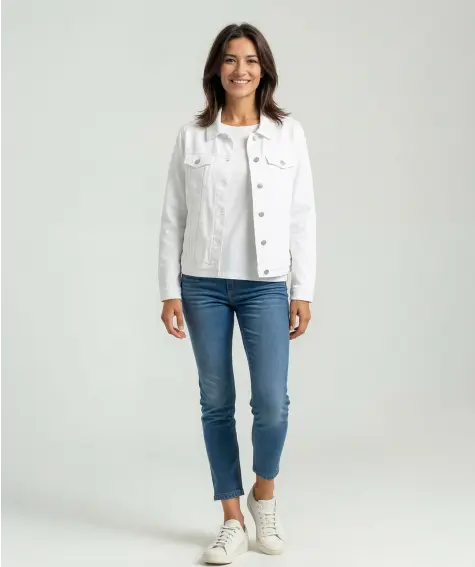 Twilljacke aus Baumwolle