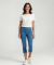 Jeggings in Caprilänge jeansblau