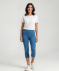 Jeggings in Caprilänge jeansblau