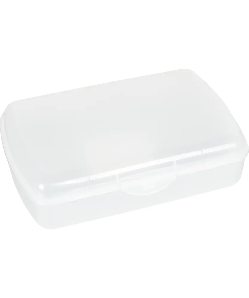 Lunchbox mit Klickverschluss, transparent