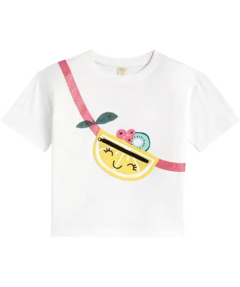 T-Shirt mit Taschen-Applikation