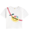 T-Shirt mit Taschen-Applikation weiß