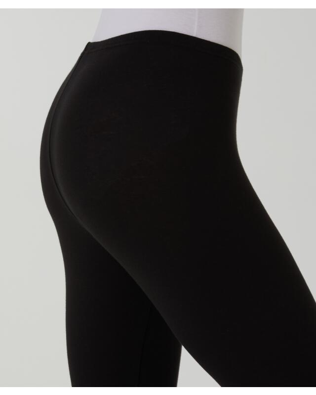 Capri-length leggings for women, black (KiK Leggings in Caprilänge (schwarz)) — KiK, authentic German product in Morocco