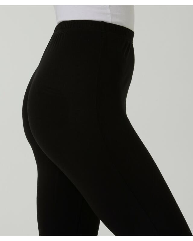 Leggings with drawstring ankles for women, black (KiK Leggings mit Schnürung am Beinende (schwarz)) — KiK, authentic German product in Morocco