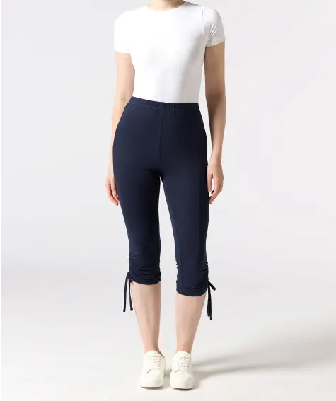 Leggings mit Schnürung am Beinende