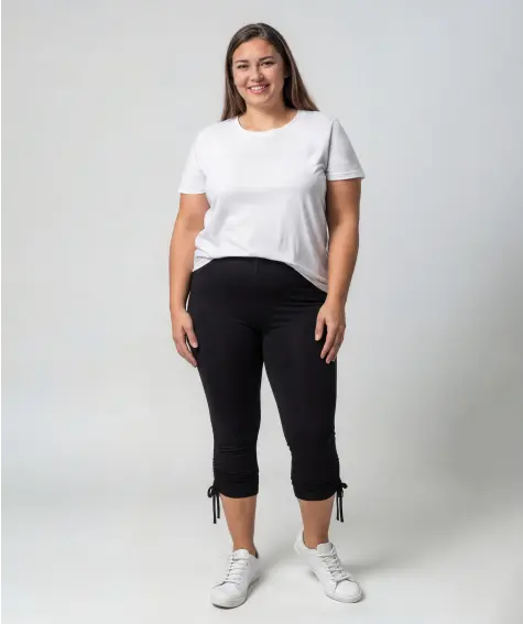 Leggings mit Schnürung am Beinende