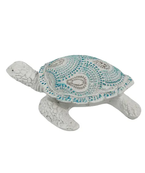 Deko-Schildkröte maritim