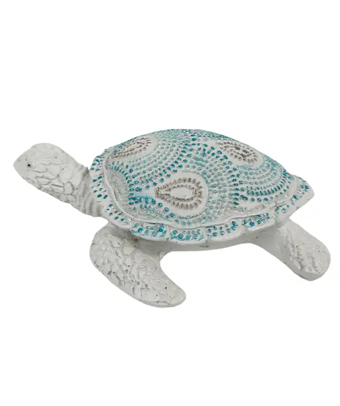 Deko-Schildkröte maritim