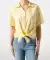 Bluzka z haftem jasnożółty