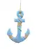 Deko-Anker maritim hellblau