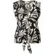 Blouse top met knoopdetail