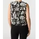 Blouse top met knoopdetail