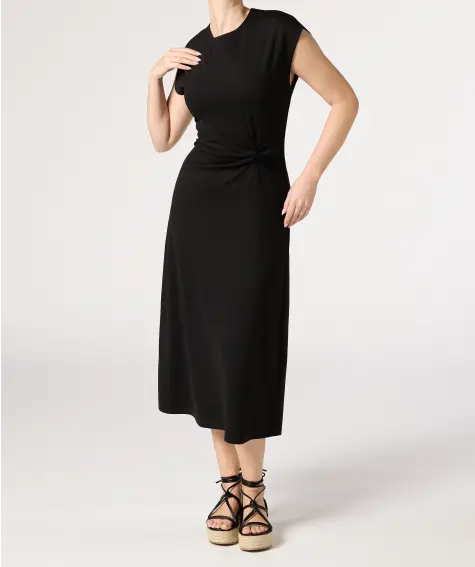 Sommerkleid mit Knotendetail
