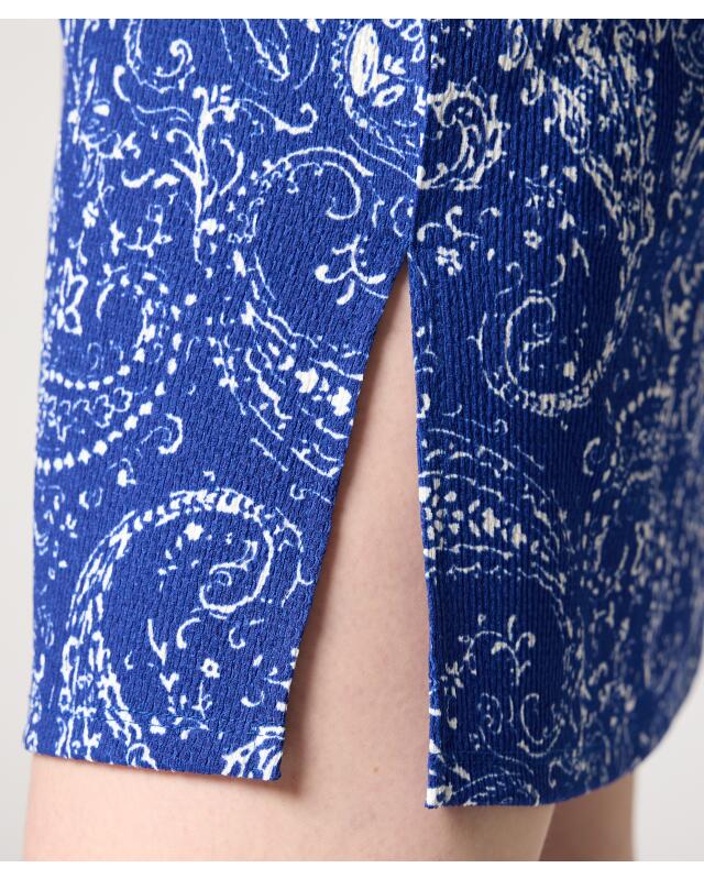 T-shirt-style dress for women, blue printed (KiK Kleid im Shirt-Stil (blau bedruckt)) — KiK, authentic German product in Morocco
