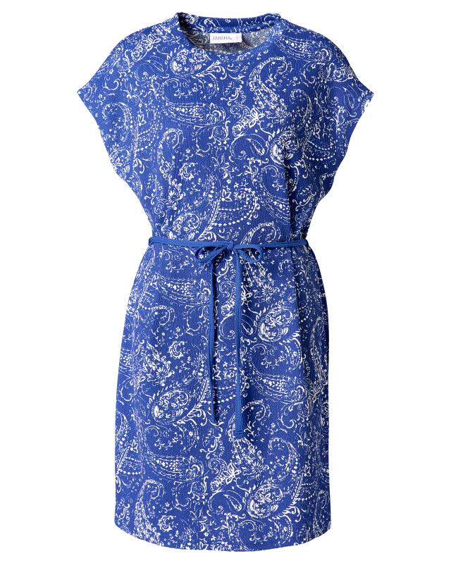 T-shirt-style dress for women, blue printed (KiK Kleid im Shirt-Stil (blau bedruckt)) — KiK, authentic German product in Morocco