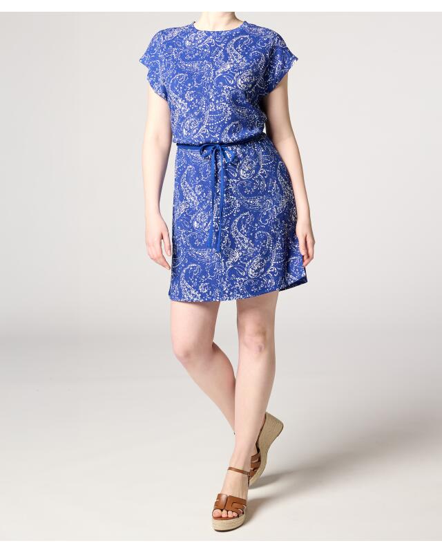 T-shirt-style dress for women, blue printed (KiK Kleid im Shirt-Stil (blau bedruckt)) — KiK, authentic German product in Morocco