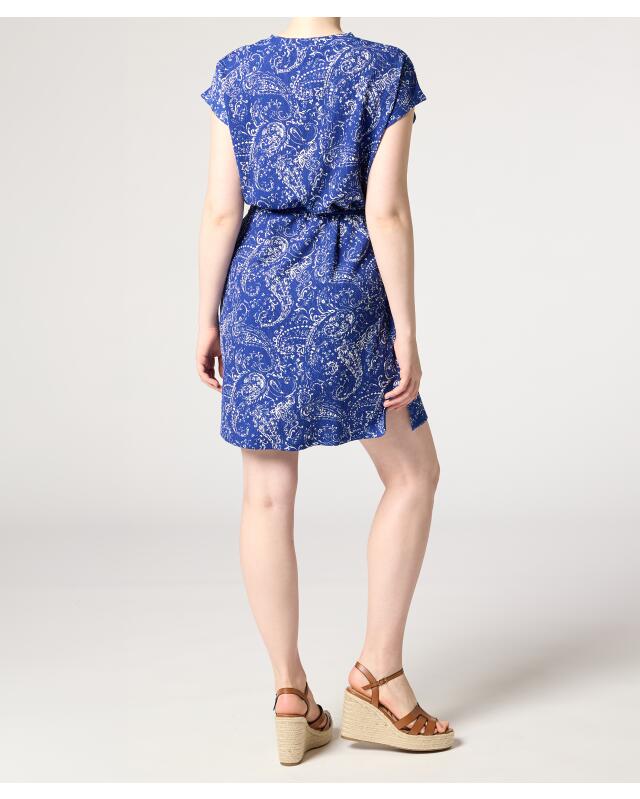 T-shirt-style dress for women, blue printed (KiK Kleid im Shirt-Stil (blau bedruckt)) — KiK, authentic German product in Morocco
