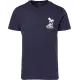 T-Shirt in Dunkelblau aus Baumwolle