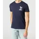 T-Shirt in Dunkelblau aus Baumwolle
