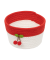 Aufbewahrungskorb Früchte weiß/rot