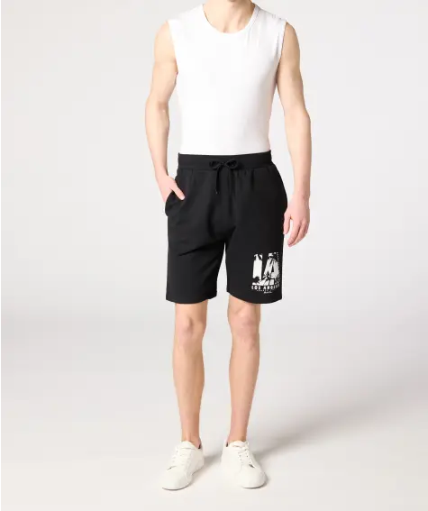 Sweatshorts in bermuda-lengte